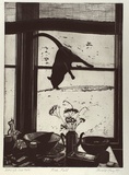 Artist: b'Haig, Harold.' | Title: b'Free fall' | Date: 1994 | Technique: b'etching and aquatint, printed in black ink, from one plate'