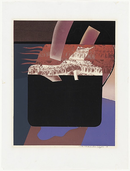 Artist: b'Senbergs, Jan.' | Title: b'Detail 1 for artificial gardens' | Date: 1967 | Technique: b'screenprint, printed in colour, from multiple stencils' | Copyright: b'\xc2\xa9 Jan Senbergs. Licensed by VISCOPY, Australia'