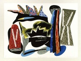 Artist: b'LEACH-JONES, Alun' | Title: bThe poet's landscape | Date: 1987 | Technique: b'screenprint, printed in colour, from multiple stencils' | Copyright: b'Courtesy of the artist'