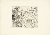 Artist: BOYD, Arthur | Title: Lovers in a hammock. | Date: (1962-63) | Technique: drypoint, printed in black ink, from one plate | Copyright: Reproduced with permission of Bundanon Trust