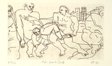 Artist: b'Furlonger, Joe.' | Title: b'Palm Beach suite (no.7)' | Date: 1990 | Technique: b'etching, printed in black ink, from one plate'