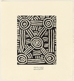 Artist: b'Butler, Roma Yanyakarri.' | Title: b'Tjintir-tjintirpa munu tjalpu-tjalpu (A lot of people sitting and listening)' | Date: 2004 | Technique: b'etching'