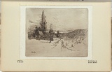 Artist: b'Moffitt, Ernest.' | Title: b'An old farm.' | Date: 1899 | Technique: b'etching, printed in brown ink with plate-tone, from one copper plate' | Copyright: b'Courtesy of the National Library of Australia'