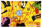 Artist: McKenrick, Sandy. | Title: Postcard: Freedom (Fremantle youth centre). | Date: 1989 | Technique: lithograph, printed in colour, from process plates