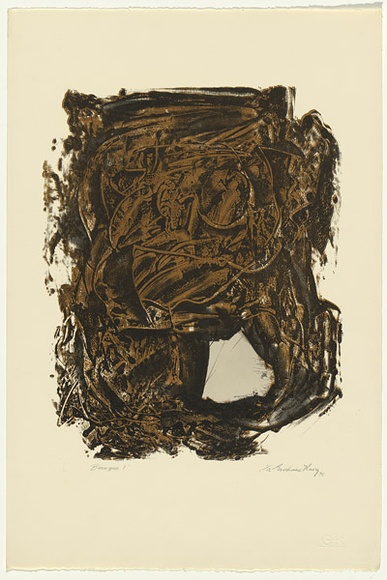 Artist: KING, Grahame | Title: Baroque I | Date: 1975 | Technique: lithograph, printed in colour, from two stones [or plates]