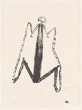 Artist: b'Nadjamarrek, Lofty Bardayal.' | Title: b'Namarrkon [Lightning spirit]' | Date: 2000 | Technique: b'lithograph, printed in black ink, from one stone'