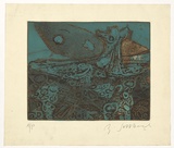 Artist: SELLBACH, Udo | Title: not titled | Date: 1960-80 | Technique: etching