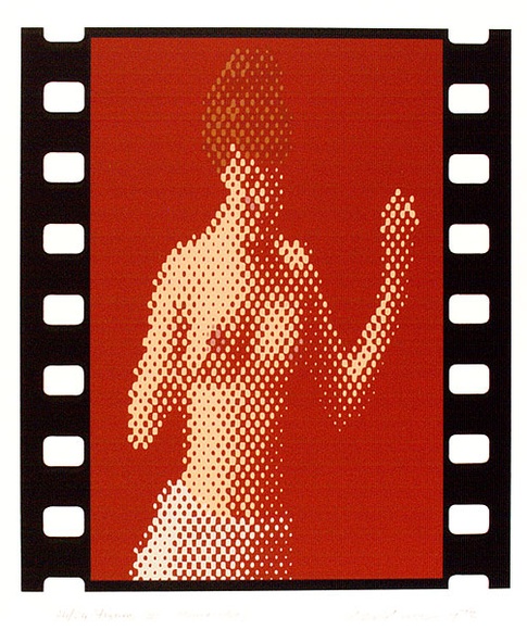 Artist: b'Rose, David.' | Title: b'Figure III (Muybridge)' | Date: 1972 | Technique: b'screenprint, printed in colour, from multiple stencils'