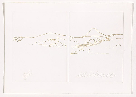 Title: b'Antarctica (sheet 17)' | Date: 1988 | Technique: b'photo-etching and embossing, printed in intaglio and relief, from two zinc plates'