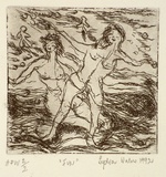 Artist: Waters, Lydia. | Title: Fun | Date: 1992 | Technique: etching, printed in black ink, from one plate