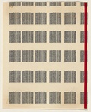 Title: Section B (Word situations) - 32 Possibilities: No. 1, 1(A) | Date: (1970-71) | Technique: typewriter