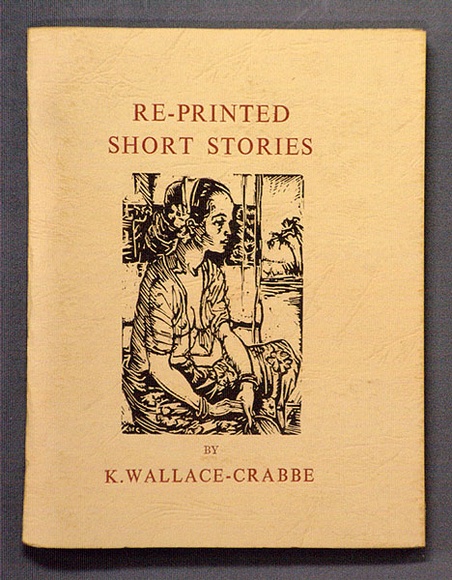 Artist: b'Wallace-Crabbe, Kenneth.' | Title: b'Re-printed short stories.' | Date: 1975 | Technique: b'wood-engravings, lineblocks, letterpress, printed in black ink' | Copyright: b'Courtesy the estate of Kenneth Wallace-Crabbe'