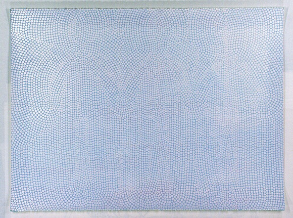 Artist: b'Cole, Robert Ambrose.' | Title: b'Three spirits [blue]' | Date: 1994 | Technique: b'screenprint, printed in colour, from two stencils'