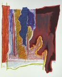 Artist: b'Morris, Robert J.' | Title: b'(Series 89. no 3)' | Date: 1989 | Technique: b'lithograph, printed in colour from six stones'