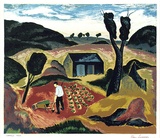 Artist: b'Sumner, Alan.' | Title: b'Cabbage patch' | Date: 1948 | Technique: b'screenprint, printed in colour, from 13 stencils'