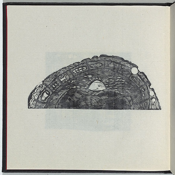 Artist: b'Payne, Patsy.' | Title: b'Not titled (mound).' | Date: 1992 | Technique: b'wood-engraving, printed in black ink, from one block'