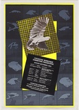 Artist: ARNOLD, Raymond | Title: Cockatoo Workshop exhibition programme - August - December 1985. | Date: 1985 | Technique: screenprint, printed in colour, from five stencils