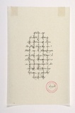 Artist: b'Brennan, Anne.' | Title: b'Lives.' | Date: 1996 | Technique: b'pen and ink with rubber stamp printed in red'