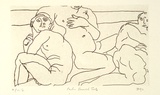 Artist: b'Furlonger, Joe.' | Title: b'Palm Beach suite (no.11)' | Date: 1990 | Technique: b'etching, printed in black ink, from one plate'