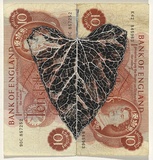 Artist: b'HALL, Fiona' | Title: b'Calystegia sepium - Bindweed (English currency)' | Date: 2000 - 2002 | Technique: b'gouache' | Copyright: b'\xc2\xa9 Fiona Hall'