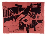 Artist: b'Plate, Carl.' | Title: b'Red and black 5' | Date: 1968 | Technique: b'lithograph, printed in colour, from two stones' | Copyright: b'\xc2\xa9 Estate of Carl Plate'