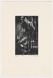 Artist: b'Macleod, Euan.' | Title: b'Fig 1' | Date: 2003 | Technique: b'etching, aquatint and open-bite, printed in blue/black ink, from one plate'