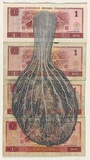 Artist: HALL, Fiona | Title: Brassica rapa var. chinensis - Pak choi (Chinese currency) | Date: 2000 - 2002 | Technique: gouache | Copyright: © Fiona Hall