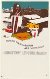 Artist: Dauth, Louise. | Title: Power Foundation and Art Workshop: lunchtime lecture series. | Date: 1980 | Technique: screenprint, printed in colour, from multiple screens | Copyright: © Louise Dauth