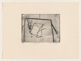 Title: b'Table 3' | Date: 1976 | Technique: b'drypoint, printed in black ink, from one perspex plate'