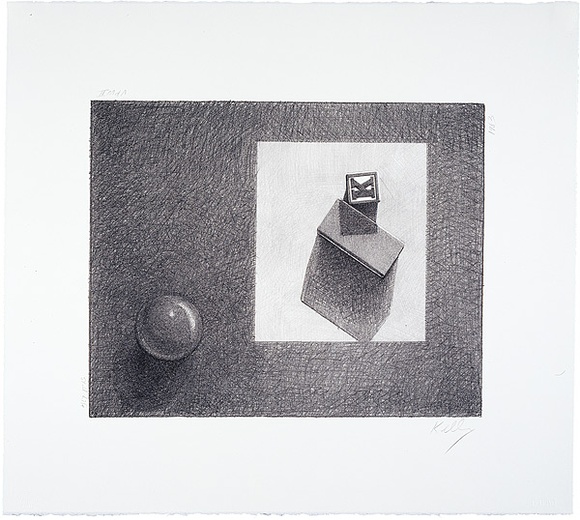 Artist: b'Kelly, William.' | Title: b'Still life' | Date: 1983, November | Technique: b'lithograph, printed in black ink, from one stone [or plate]' | Copyright: b'\xc2\xa9 William Kelly'