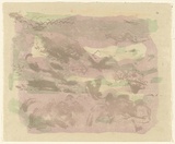 Artist: MACQUEEN, Mary | Title: Experimental colour proof | Date: 1975 | Technique: lithograph, printed in colour printed both sides | Copyright: Courtesy Paulette Calhoun, for the estate of Mary Macqueen