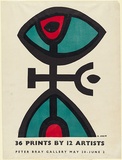 Artist: Stein, Guenter. | Title: 36 prints by 12 artists | Date: 1955 | Technique: lithograph, printed in colour, from three plates | Copyright: © Bill Stevens (name changed by deed poll in 1958)