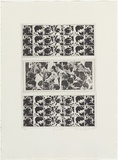 Artist: b'MADDOCK, Bea' | Title: b'Funeral V' | Date: 1971, September | Technique: b'photo-etching and aquatint, printed in black ink, from three plates'