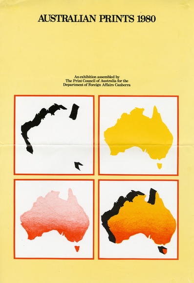 Artist: PRINT COUNCIL OF AUSTRALIA | Title: Invitation | Australian Prints 1980: An exhibition assembled by The Print Council of Australia for the Department of Foreign Affairs, Canberra. | Date: 1980