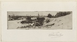 Artist: b'SHIRLOW, John' | Title: b'The Riverside' | Date: 1895 | Technique: b'etching, printed in black ink with plate-tone, from one copper plate'