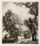 Artist: FEINT, Adrian | Title: Rendezvous. | Date: 1923 | Technique: etching, printed in black ink, from one plate | Copyright: Courtesy the Estate of Adrian Feint