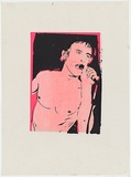 Artist: b'Johnson, Tim.' | Title: b'Iggy Pop.' | Date: 1979 | Technique: b'screenprint, printed in colour, from multiple stencils' | Copyright: b'\xc2\xa9 Tim Johnson'