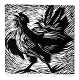 Artist: b'Lindsay (Sale), Joe.' | Title: b'Karai / Rooster' | Date: 1995 | Technique: b'woodcut, printed in black ink, from one block'