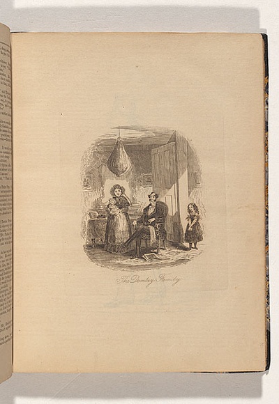 Artist: b'Carmichael, John.' | Title: b'The Dombey family' | Date: 1847 | Technique: b'etching, printed in black ink, from one plate'