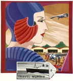 Artist: FEINT, Adrian | Title: Travel number. | Date: 1927-1935 | Copyright: Courtesy the Estate of Adrian Feint