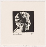 Artist: b'Latimer, Bruce.' | Title: b'Self portrait' | Date: 2004 | Technique: b'etching and aquatint, printed in black ink, from one plate'