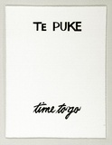 Artist: b'White, Robin.' | Title: b'Te Puke - time to go' | Date: 1988 | Technique: b'photo-etching'