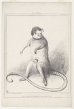 Artist: Doyle, John. | Title: An extraordinary animal. | Date: 1835, March | Technique: lithograph, printed in black ink, from one stone