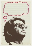 Artist: b'EARTHWORKS POSTER COLLECTIVE' | Title: b'no title [A purely democratic vice chancellor]' | Date: 1974 or 1976 | Technique: b'screenprint, printed in colour, from two stencils'