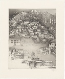 Artist: b'SCHMEISSER, Jorg' | Title: b'Karsha' | Date: 1985 | Technique: b'etching and aquatint, printed in black ink, from one plate' | Copyright: b'\xc2\xa9 J\xc3\xb6rg Schmeisser'