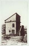 Artist: Dickson, Clive. | Title: Rigalto tower | Date: 2000, September | Technique: etching and aquatint, printed in black ink, from one plate