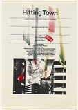 Artist: UNKNOWN | Title: Hitting Town - a play by Stephen Poliakoff....Kirk Gallery | Date: 1978 | Technique: screenprint, printed in colour, from multiple stencils
