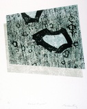 Artist: b'KING, Grahame' | Title: b'Noulangi fragment' | Date: 1981 | Technique: b'lithograph, printed in colour, from three stones [or plates]'