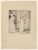Artist: Brodzky, Horace. | Title: Shop window. | Date: 1925 | Technique: drypoint, printed in black ink, from one plate