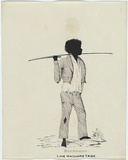 Artist: Fernyhough, William. | Title: Boardman, Lake Macquarie Tribe. | Date: 1836 | Technique: pen-lithograph, printed in black ink, from one zinc plate